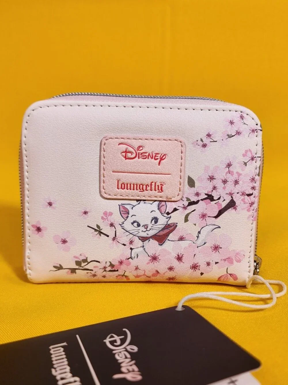 Loungefly Disney The Aristocats Kittens Cherry Blossom Marie Zip Wallet NEW